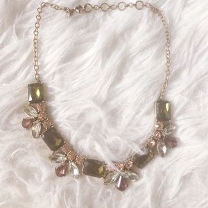 Jcrew multiple color stone necklace